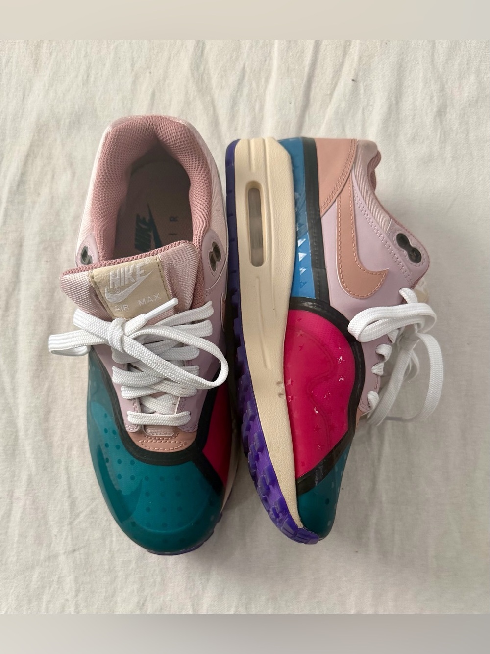 Nike Women’s Air Max Multicolor Sneakers - Pink, Teal, Purple